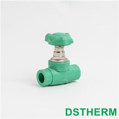 Ppr Stop Valve Plastic Triangle Handle.