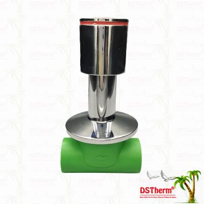 Ppr Stop Valve Longer Handle Cutomized Handle Excellent Sealing Performance