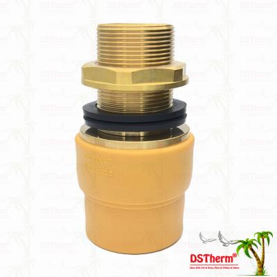 PPR Tank Transit Coupler PPR Water Tank Fittings Eco-Safe & Cost-Efficient