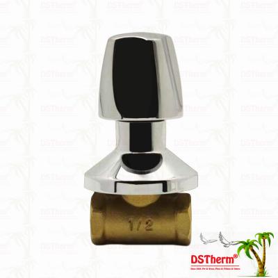 Chrome Plated Brass Stop Valve Global Valve South American Style A 1/2