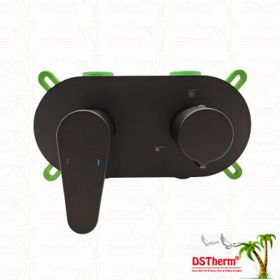 PPR 5 Ways Black Plated Mixer Shower Valve for Temperature & Flow Control
