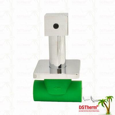 PPR Chrome Plated Stop Valve With Cube Handle Global Vlave 20-32mm